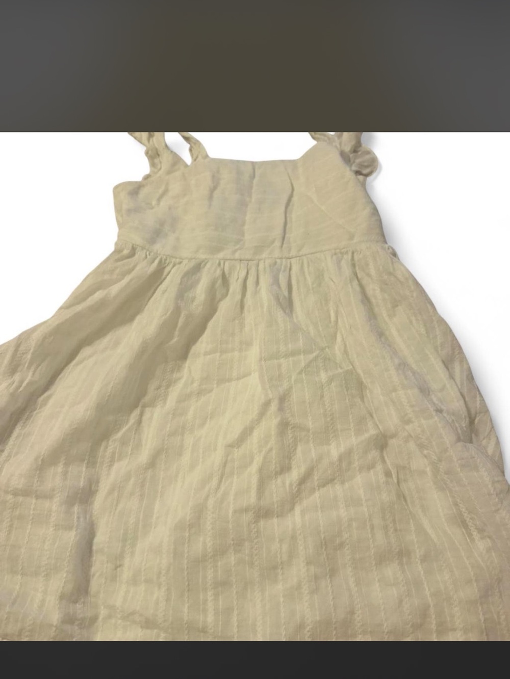 miami Cream Mini Sundress